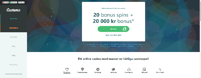 Casumo bonus