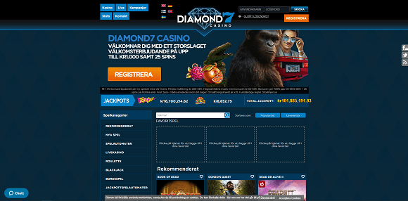 Diamond7 Casino Bonus