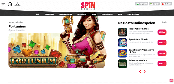 Spin Casino Spel